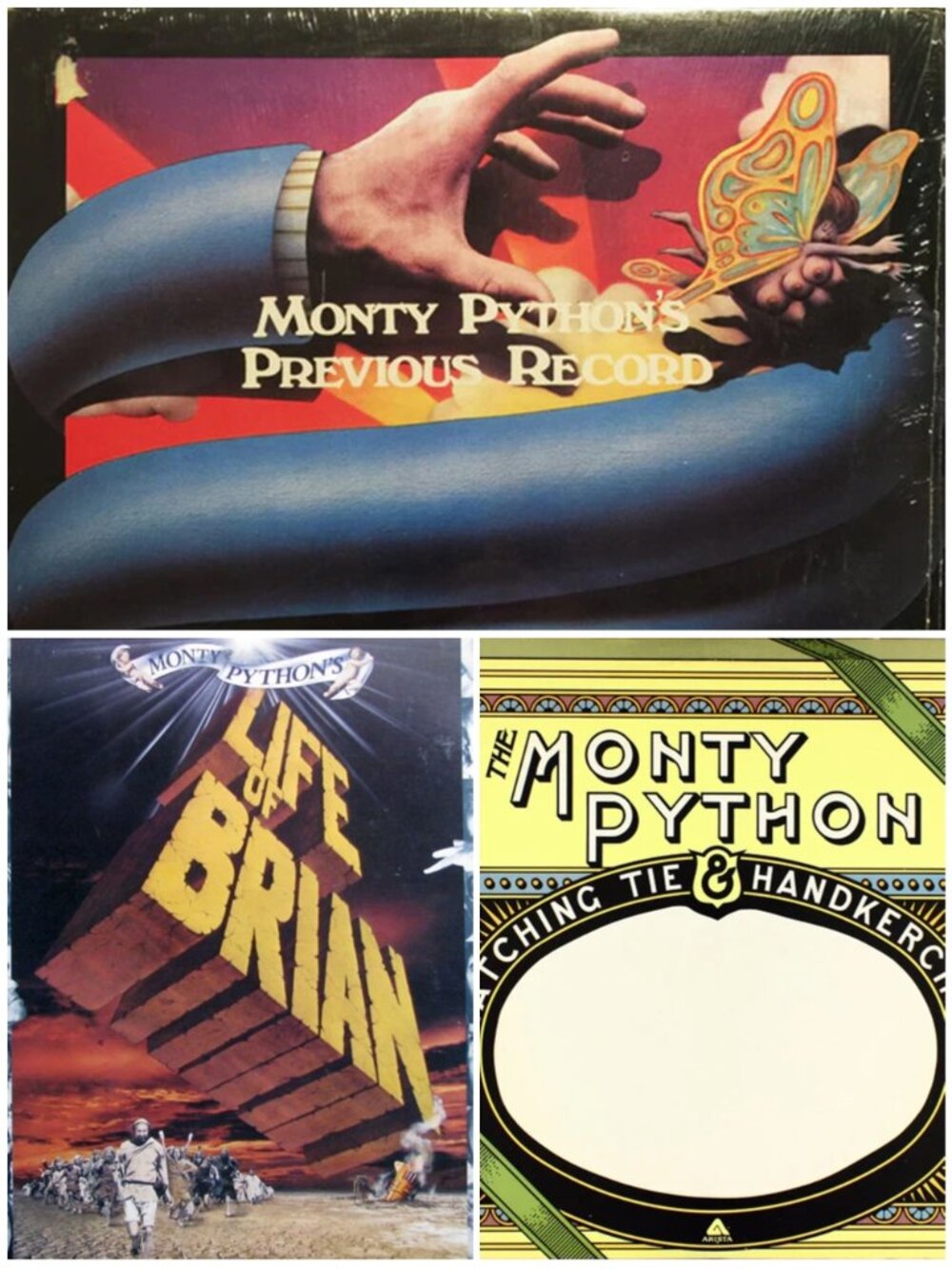 Lot Of 3 Monty Python's Vinyl Albums